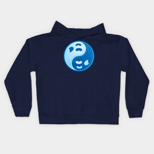 Ghost Yin Yang Kids Hoodie